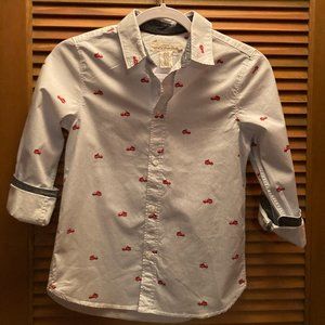 Boys Size 9-10 Firetruck Shirt